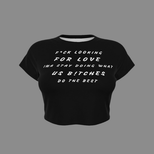 F*CK LOVE girl's crop top